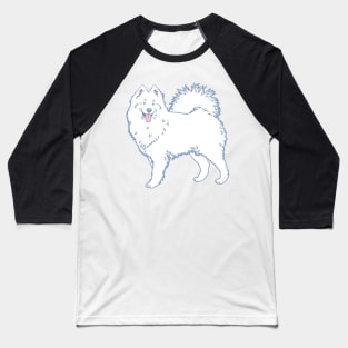 Samoyed Baseball T-Shirt